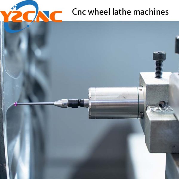 cnc wheel repair lathe probe