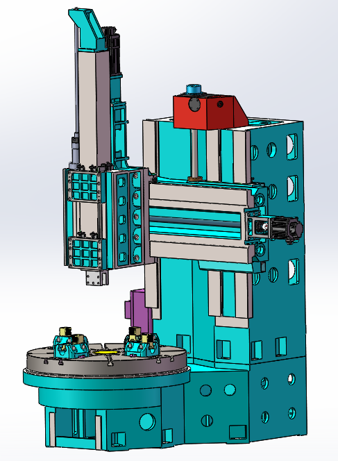 vertical lathe machine